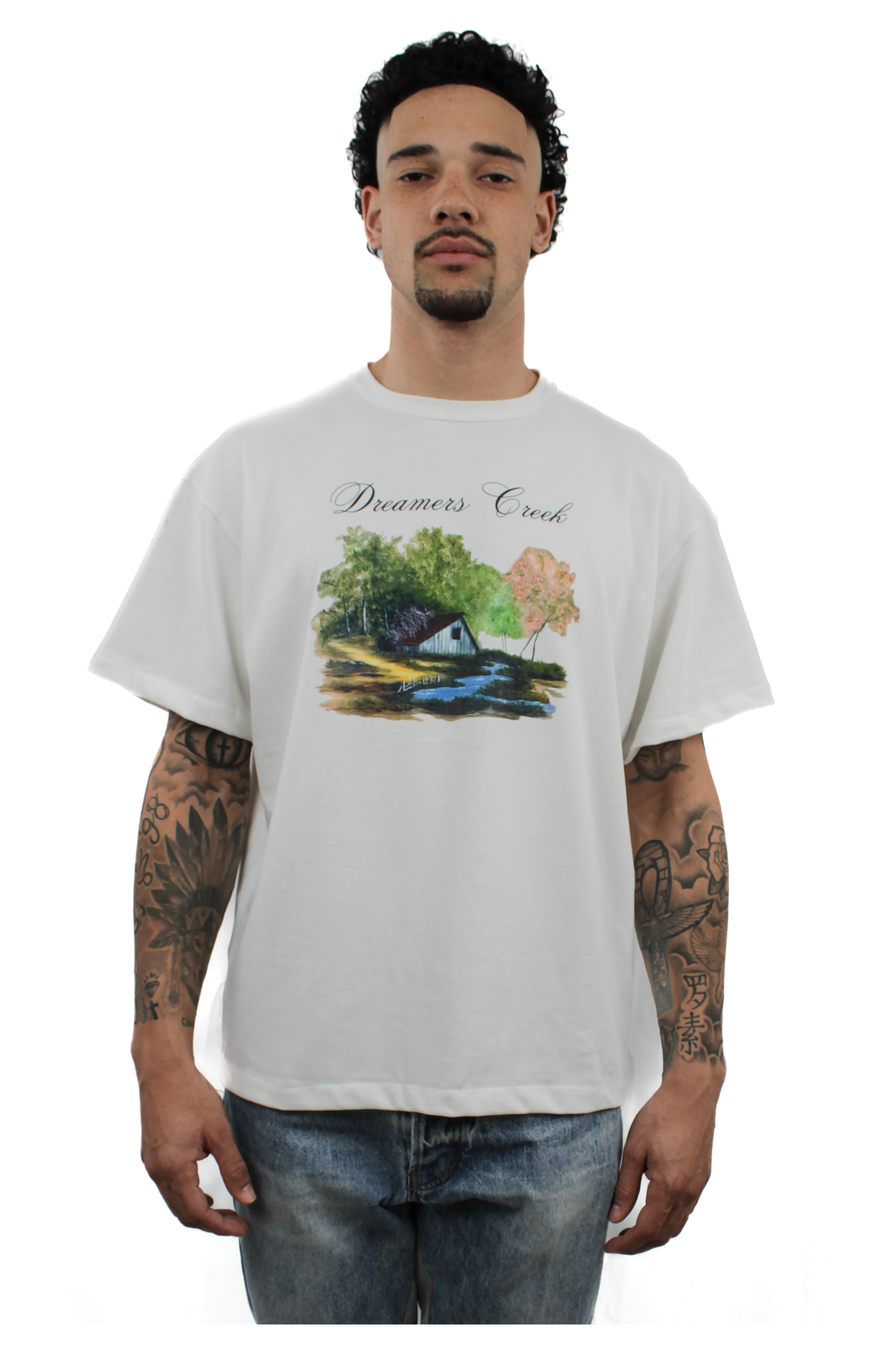 DREAMERS CREEK TEE - WHITE