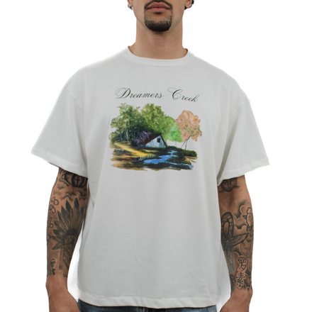 DREAMERS CREEK TEE - WHITE