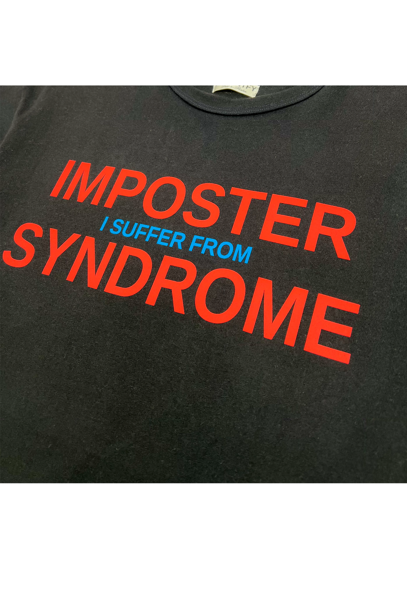 IMPOSTER SYNDROME TEE - BLACK