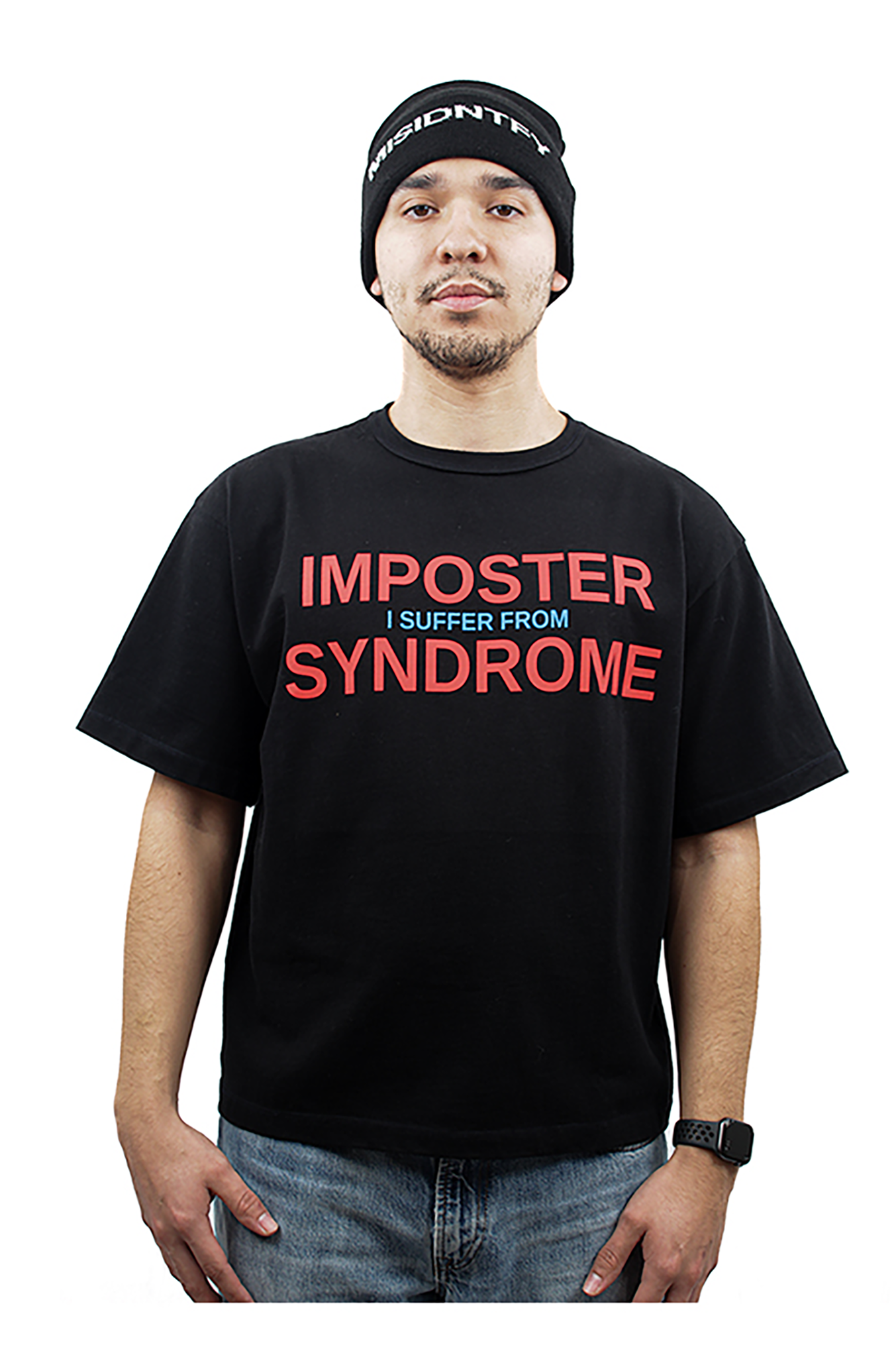 IMPOSTER SYNDROME TEE - BLACK