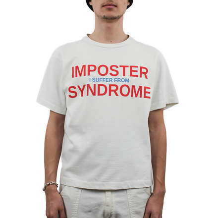 IMPOSTER SYNDROME TEE - WHITE